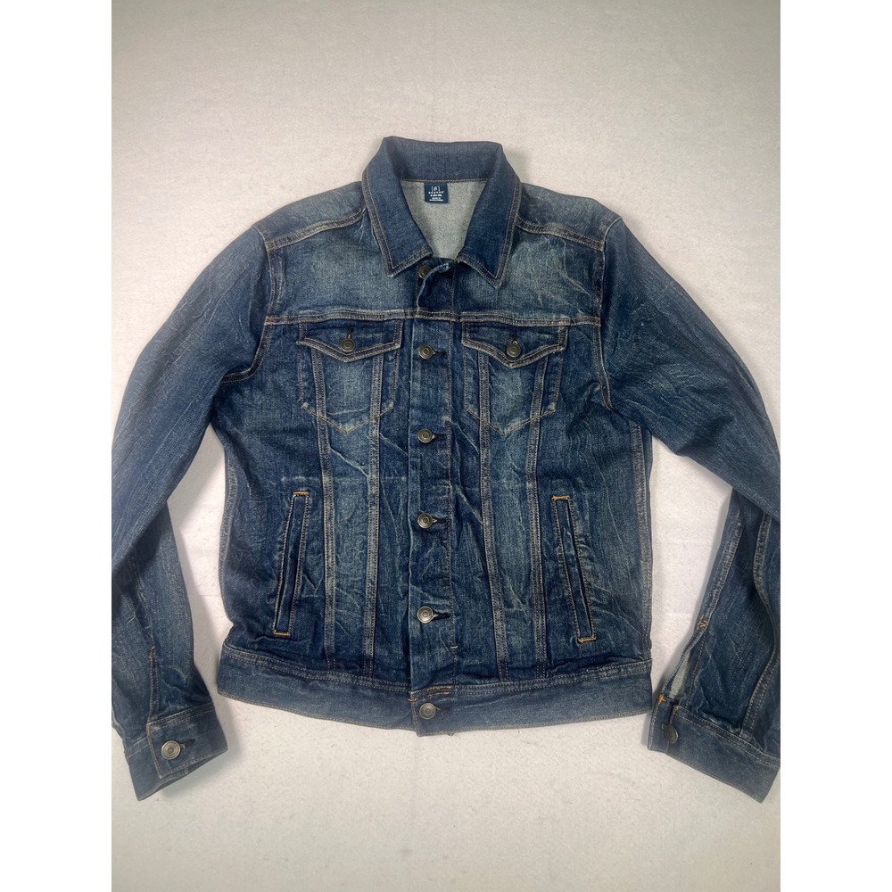 George Denim Jacket Mens Small Blue Excellent